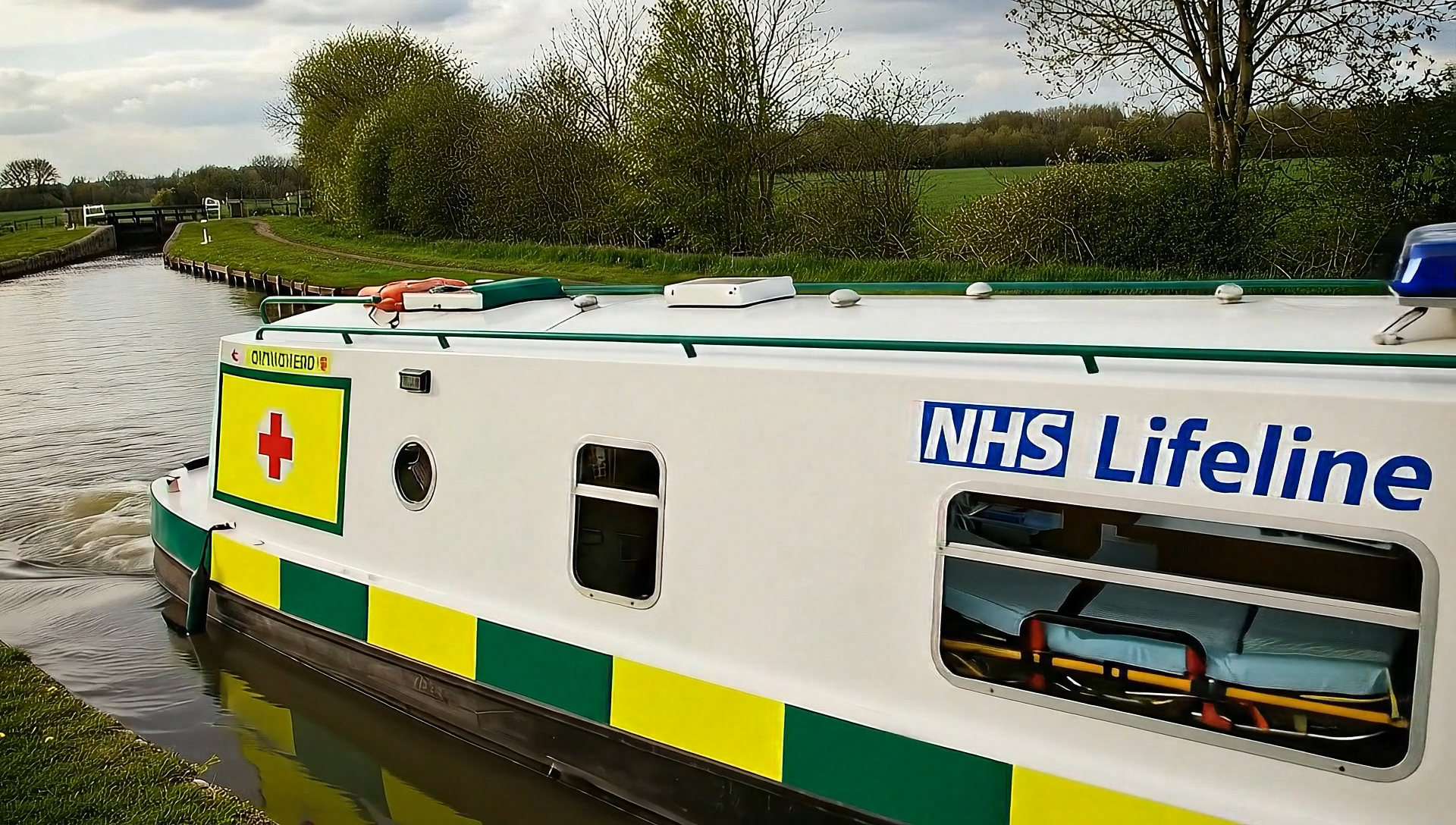 Narrowboat Ambulance saves the day