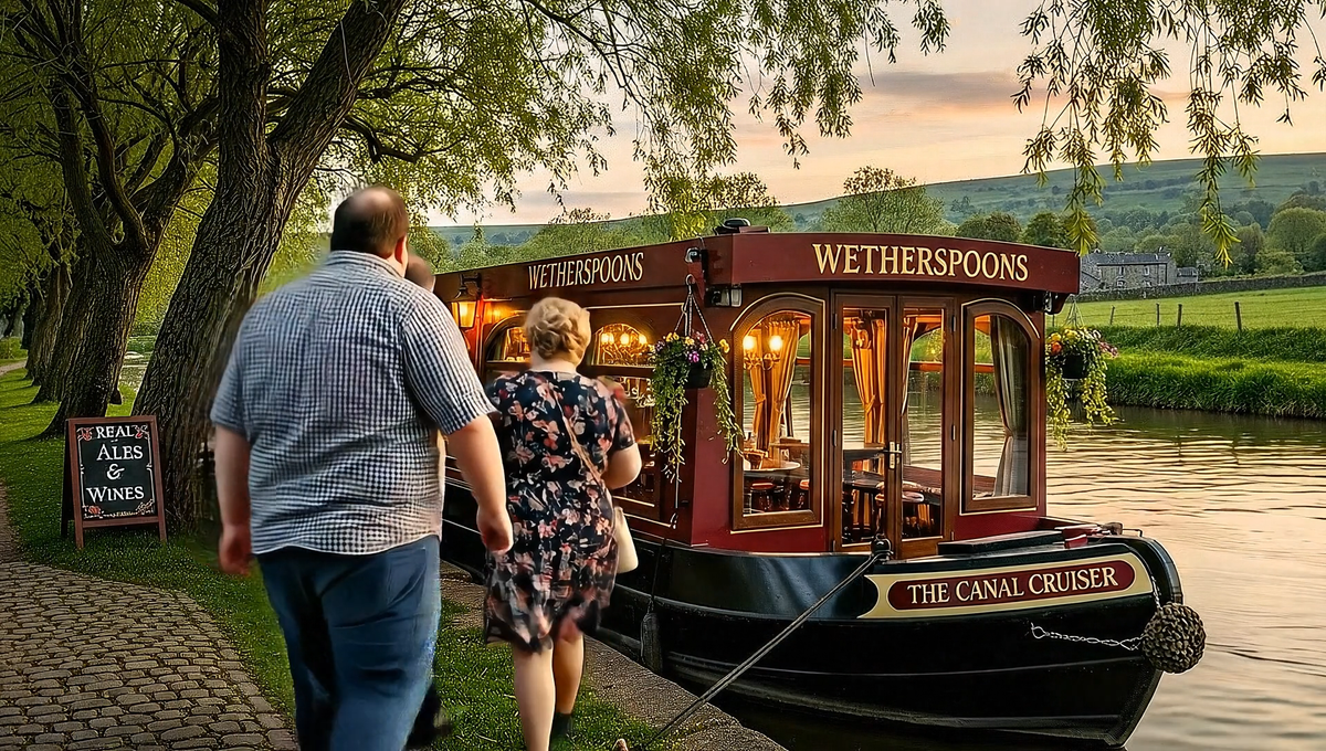 Wetherspoons Narrowboat